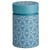 Boîte à thé Mandala bleue 150 g double couvercle