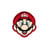672NIN043 Coussin en peluche tete de Mario - 40 cm - World Trade et Technologies