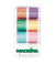 Boîte de 8 Bobines de 200m Metallic Opal – Madeira - Fil Métallique Pastel pour Broderie Machine et Couture Décorative Multicolore