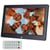 Cadre Photo Numérique Ecran LCD 10.1 Pouces Horloge Alarmes Réveil USB 2.0 Noir YONIS