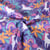 Tissu Popeline de Coton Poppy Licorne sur fond Parme