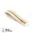 Fermeture éclair Z14 - laiton Non séparable 6mm - 8 cm