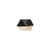 Perles en bois Diamant, 4pces1,5cm, 8pces1cm, 12pces, noir