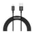 Baseus Câble de Charge et Transfert USB-Lightning Rapide 2,4A 2m Rapide Noir
