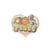 Lot de 3 écussons thermocollants good vibes peace 5,7cm x 5cm