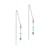 Boucles d'oreilles pendantes Lumia en pierres Amazonite - Sloya