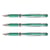 Lot de 3 rollers encre gel Signo Broad UM153 Uni-Ball – Vert métal