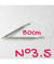 Aiguilles à tricoter circulaires Aluminium 2mm à 10mm X 80 cm - Rico Design taille n°3,5