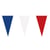 Guirlande fanions - bleu, blanc, rouge - 3,6 m