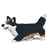 Chien Welsh Corgi qui marche noir Taille standard | JEKCA | 14 ans et +