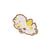 Ecusson thermocollant Licorne marron 4cm x 4,5cm