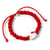 Hello Kitty - Bracelet perles rouges avec breloque Hello Kitty 21 cm