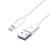 Avizar Cable Lightning Charge et Transfert De Données Intensité 1A Longueur 1.5m Blanc