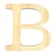 Lettre B - 19 cm - bois - Artemio