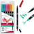 Lot de 6 feutres double pointe 0.8 mm - TOMBOW - Couleurs testées dermatologiquement