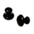 Gua sha Mushrooms en Obsidienne Noire Assortiment de 2 - Omsaé