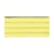 Bobine 10m sangle matelassée 35mm jaune fluo