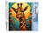Peinture par Numéro Figured'Art - Girafe Art Déco - Kit de Loisir Créatif DIY Numéro d'Art Complet - 40x50cm sans châssis en bois
