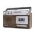 Radio Cassette Analogique Marron - Muse M152WS