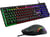 Pack Combo Gaming GLAB Krypton - Clavier + Souris - Performant - Esport - Noir