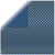 Papier scrapbooking "GoFoil Dots", bleu jeans, 30,5x30,5cm, 180g / m² - lot de 15 feuilles