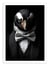 Affiche 50 x 70 cm -  Pinguin Wild Suits - Philippe Hugonnard