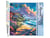 Peinture par Numéro Figured'Art - Maisons en bord de plage - Kit de Loisir Créatif DIY Numéro d'Art Complet - 40x50cm sans châssis en bois