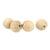 MégaCréa DIY - Perles en bois 2,5 cm 7 pièces