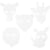 Masques à colorier - Animaux de la jungle - 16 pcs