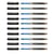 Lot de 10 stylos roller - Bleu - Pointe 0,5 mm - Xtra 805 - Schneider