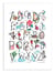 Affiche 50 x 70 cm -  ABC illustration - Caroline Bonne Muller