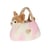 Peluche GipsyToys - Chien Chihuahua marron et beige avec sac - 18 cm