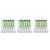 Lot de 3 Pack 5 Tubes Aluminium 12 ml - Peinture gouache PRIMO - Vert brillant 610 - Fine
