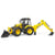 Chargeuse pelleteuse jcb 5cx eco - bruder - 02454 - tractopelle, engin chantier btp