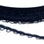 Galon ganse élastique 17mm bleu marine au mètre