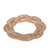 Motif entrelacs perles thermocollant 60mm or