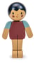 Poupées Une Famille - Amande Fils - Tender Leaf - Mini poupée - 5 cm