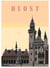 Affiche ville Alost | A3 : 29,7x42cm