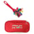 Kit loto bingo 3 en 1 : trousse + bâton magnétique rouge + 100 pions - cartaloto - accessoires jeu, matériel
