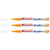 Lot de 3 marqueurs peinture acrylique pointe fine EDDING Jaune soleil 1-2 mm