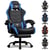 Chaise gaming - GTPLAYER - avec repose-pieds noir/bleu