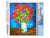 Peinture par Numéro Figured'Art - Vase avec Coquelicots - Van Gogh - Kit de Loisir Créatif DIY Numéro d'Art Complet - 40x50cm sans châssis en bois