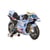 Moto miniature - Maisto - Ducati Desmosedici GP25 - MotoGP - Bleu clair - 1/18