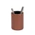 POT A CRAYONS - CUIR Satiny - 10x7 cm