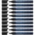 Lot de 10 marqueurs permanents - SCHNEIDER - Maxx 233 - Pointe biseautée 1-5 mm - Noir