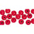 Perle en bois Rouge Ronde Ø 8 mm 82 pièces
