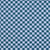 Tissu Double gaze de Coton à carreaux Réversible  Bleu