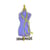 Ecusson thermocollant mannequin couture handmade 3.5x7cm