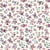 Tissu Popeline de Coton Lucile Petites fleurs sur fond Ecru