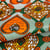 Tissu Wax africain n° 464 Vert